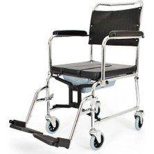 Comfort Plus Klozetli Katlanabilir Tekerlekli Sandalye
