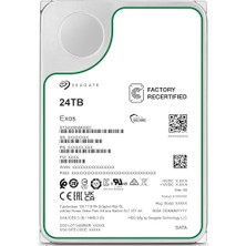 Seagate 3.5" 24TB Exos ST24000NM000H 7200 Rpm 512MB Sata-3 Enterprise Güvenlik ve Nas Diski