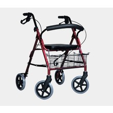 Medikaltec Leo 347R Oturmalı Rollator Ayak Pedalli