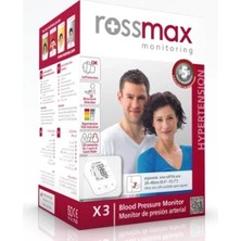 Medikaltec Rossmax X3 Üst Kol Tipi Otomatik Tansiyon Aleti 5 Yıl Garantili