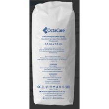 Medikaltec Octacare Emici Kompres 8 Kat Nonsteril 7,5cm x 7,5cm 100 Adet