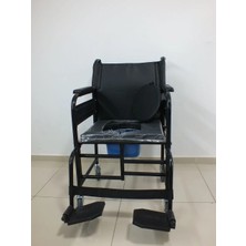 Medikaltec Seral Medikal Lazımlıklı Hasta Sandalyesi - 120 kg Taşıma Kapasitesi