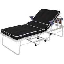 Medikaltec Dual Motorlu Alüminyum Katlanır Hasta Karyolası