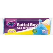 Bezos Extra Battal Çöp Torbası 72*95 7 Li
