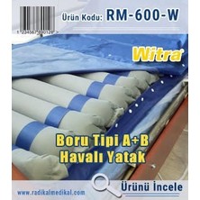 Medikaltec Witra A+B Ventilasyonlu Boru Tipi Havalı Yatak Özel Çarşaf Hediyeli