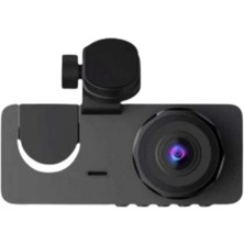Marsilyan 1080P Ön + 720P Arka & Iç Kamera – Suya Dayanıklı Araç Güvenlik Kamerası