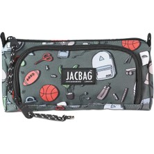 Jacbag Prıme Xl-Lastik Ayraçlı Iki Bölmeli Kalem Kutusu