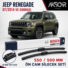 Bosch Aerotwin Jeep Renegade Ön Silecek Takımı 07/2014 ve Sonrası 550/500 mm