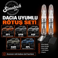 Simatechcolor Dacia Epy Orange Atacama Nacre Uyumlu Çizik Giderici Rötuş Seti