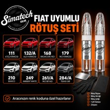 Simatechcolor Fiat 168 Breakcore Red Uyumlu Çizik Giderici Rötuş Seti