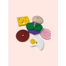 3D Tasarım Hamburger -Çocuk Oyuncak Mutfak Seti