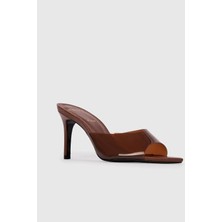 American Rag Cie Kadınlar Için Pvc Detaylı Slip On Orta Topuk Sandal - Şık ve Rahat