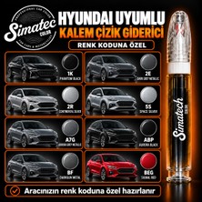 Simatechcolor Hyundai Psw Polar Whıte Uyumlu Çizik Giderici Rötuş Kalemi