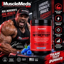 Musclemeds Nitrotest L-Citrulline And L-Arginine (1:1) Mucuna Pruriens Focus Preworkout 474 G 30 Servis