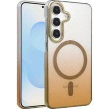 Marsilyan™- Samsung Galaxy S23 Fe Glossy Magsafe Kapak - Çöl Titanyum