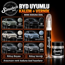 Simatechcolor Byd K7 Empıre Red Uyumlu Rötuş Kalemi + Vernik