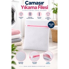 Yenilig 40X50 cm Fermuarlı Çamaşır Yıkama Filesi Hassas Kıyafet Koruyucu Çamaşır Makinesi Yıkama Torbası