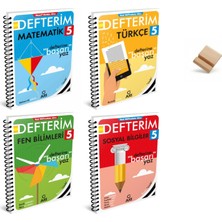 Arı Yayıncılık Arı 5. Sınıf Maarif Matematik Fen Türkçe ve Sosyal Defterim 4lü Set + Telefon Standı