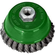 1001 T 27707/65 Burma Telli Çanak Fırça, Gri/yeşil, 65 mm
