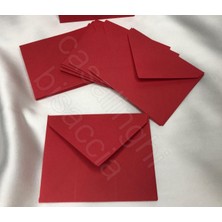 1001 Sevimli Küçük Mesaj Zarfı Davetiye Zarfları Tebrik Kartı Zarfı Colourful Envelope 7x9 cm (Kı
