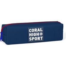 1001 Sport Tek Bölmeli Lacivert Kalem Çantası