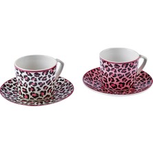 1001 Britney 2 Kişilik Kahve Fincan Takımı 80 ml