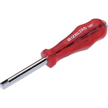 1001 Izeltaş 1507064080 Derin Lokma Tornavida Adaptörü, Kırmızı, 1/4"