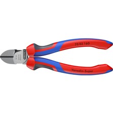 1001 Diyagonal Kesiciler Siyah Atramentize Edilmiş, Çok Bileşenli Saplarla 160 mm 70 02 160