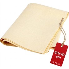 1001 Güderi Oto Kurulama Bezi 50X70 Cm, Büyük Boy Ultra Emici Araç Kurulama Havlusu, Yıkanabilir Sen