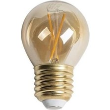 1001 CT-4283 4 Watt Küçük Rustik Ampul E27 Amber