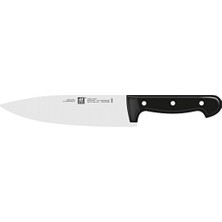 1001 Twin Chef 2 Şef Bıçağı, Paslanmaz Çelik, Siyah