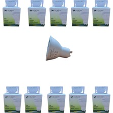 1001 Uzlıght 10 Adet 5W 4000K GU10 Duy 38° Gün Işığı LED Spot Ampul