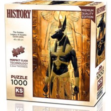 1001 1000 Parça Anubis'in Altın Mirası Yaldızlı Puzzle - 20848 - Ozan Çeğil