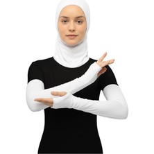 1001 Kesik Parmak Geçmeli Penye Tesettür Kolluk