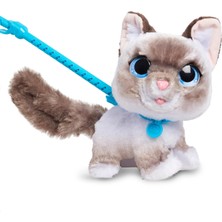 1001 Wag-A-Lots Kitty Interaktif Oyuncak, 20 cm Büyüklüğünde, Ses Efektli Zıplayan Pelüş Kedi, Yu