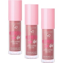 1001 Plumped Lips Lipgloss No: 203 - Dolgunlaştırıcı Etkili ve Nemlendirici Parlatıcı (3 Paketi)