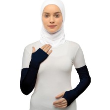 1001 Kesik Parmak Geçmeli Penye Tesettür Kolluk