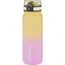 1001 Uzspace 800ML Çift Renkli Sızdırmaz Bpa Içermez Kilitlenebilir Kapaklı Motivasyonel Tritan Su
