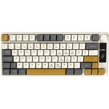 1001 Flux LCD Logo Ekran - Chromatic Rgb Modlu - Ses & Rgb Kontrolcüsü - Ultra Tepkime & Konfor 78 Tuş