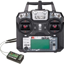 1001 FS-I6X 10CH 2.4ghz Rc Verici Denetleyici ile IA6B Alıcı Yükseltme Kablosu Rc Tekne Yarışı Dron