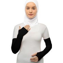 1001 Kesik Parmak Geçmeli Penye Tesettür Kolluk