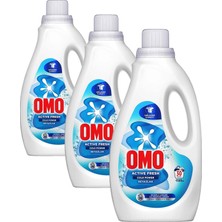 1001 Active Fresh Cold Power Beyazlar Için Sıvı Deterjan 1500 ml (3 Paketi)