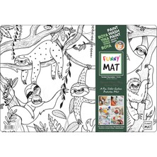 1001 Akademi Çocuk Funny Mat- Tembel Hayvanlar - Yeni