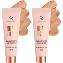 1001 Nude Look Radiant Tinted Moisturiser - 02 Medium Tint - Canlı ve Aydınlık Görünüm Veren Renkli