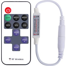 1001 12 Amper Kumandalı Şerit LED Dimmer Kontrol Cihazı Kumanda - Parlaklık Seviyesi Ayarı Yapılabi
