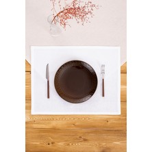 1001 Premium Keten Amerikan Servisi 35 x 45 (Beyaz, 6)