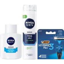 1001 Men Hassas Serinletici Tıraş Sonrası Balsam 100 Ml, Hassas Ciltler, Alkolsüz Formül, Hızlı Em