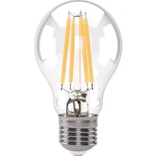 1001 E27 Fil Lamba, Sarı Işık 4W 470LM 2700K Clear