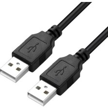 1001 4752 0.5 Metre Iki Ucu Erkek USB Uzatma Kablosu 0.5 Metre Uzatıcı Iki Ucu Erkek Parazit Önleyic
