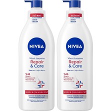 1001 Yoğun Nemlendirici Repair & Care Vücut Losyonu 400ML, 72 Saat Nemlendirime, Kaşıntılı ve Hassa